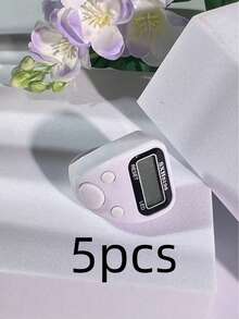 1 pieza Contador de anillo multifunción, Contador LED, Contador de dedos mini colorido, Contador electrónico preciso, Adecuado para recitación de festivales, Conteo de oraciones diarias de festivales, Aplicable para creyentes islámicos y practicantes religiosos de todas las edades - Multicolor - Ver 16