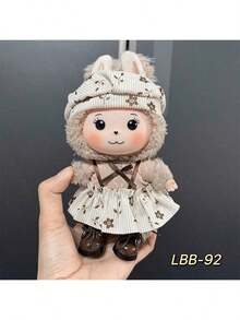 Labubuas 17cm Doll Clothing Accessories, Plastic Figurine Outfit Covers, Original Factory