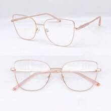 Prescription Glasses Frame For Women's Degree Decorated On The Legs Beautiful New/Fashion - 玫瑰金 - 查看 2