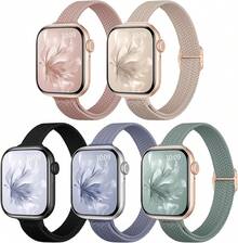 Smart Watch Strap - Black/Pink/MilkTea/BlueGreen/Cactus - View 12