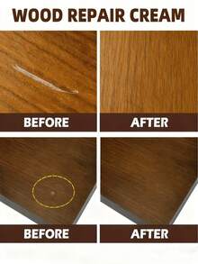 100g Wood Filler - For Filling Scratches, Cracks, Dents And Holes, Suitable For Furniture, Floors And Doors - Easy To Use DIY Wood Repair Compound With Polishing Effect - Durable And Long-Lasting, Applicable To Wooden Surfaces, Woodworking Tools, Furniture Restoration, Smooth Surface Treatment And Durable Wood Products - Brown - View 4