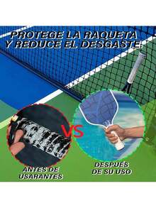 VXMBNB, Overgrip Tenis, Overgrip Padel de 12 Piezas, Absorbente del Sudor y Antideslizante, Apto para Tenis, Cricket y Otras Raquetas. - Blanco - Ver 6