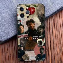 Custodia per telefono Soldier Boy The B-Boys compatibile con 16, 15, 14, 13, 12, 11, Pro, X, XS, Max, XR, Plus, Mini, in morbido silicone nero. Compatibile anche con 17, 17 Pro e 17 Pro Max.