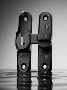 Chốt cửa không cần khoan, chốt cửa trượt, chốt có khóa, chốt cửa trượt chuyên dụng, khóa cửa trượt, khóa cửa sổ và phòng tắm khách sạn dày dặn, khóa chống trộm cửa hợp kim nhôm đặc không cần khoan, vật dụng thiết yếu trong gia đình. - Nhiều màu - Xem 7