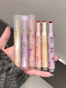 3PCS  Heart-Shaped Moisturizing & Glossy Jelly Lipstick Pen Set Y2K High Pigment  Lip Combo Hydrating Reduce Lip Fine Lines Lip Makeup Mother'S Day Graduation Birthday Holiday Winter Y2K Fancy Fashion Makeup Cosmetic Party Beach Travel Camping Outdoors School Campus Trip Festivals Decor Gift Present Rose Girl Cosplay Best Color Charm Vibe - 彩色 - 查看 7