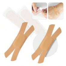 100/10pcs X-Shaped Bandages, Emergency Wound Hemostatic Patches, Fingertip Bandages, Flexible Shaped Bandages, Waterproof Bandages, Creative Dressings And Wound Dressings, Breathable Adhesive Bandages - Suitable For Emergency Wound Care, Abrasions, Blisters, Etc.