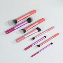8pcs/Set Soft  Makeup Brush Set, Suitable For Blush, Powder, Eyeshadow, Concealer, Contouring, Highlighting, Portable Beauty Tools,Brush Set,Makeup Brush Kit,Make Up Brush Set,Make Up Set Complete,Makeup Brush Set,Complete Makeup Kit,Brush Kit,Brushes Makeup Set,Makeup Gift Set,Set - Burgundy - View 7