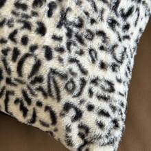 1pc New Leopard Print Pillowcase Without Pillow Insert, Luxury Style Pillowcase Suitable For Bedroom, Sofa, Living Room, Great Gift - Black and White Leopard Print - View 6