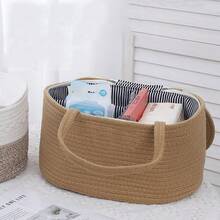 1 chiếc giỏ đựng đồ đan kiểu Bohemian có tay cầm bện, túi xách gấp gọn dung tích lớn với lớp lót có thể tháo rời, hoàn hảo để sắp xếp nhà cửa, du lịch, trang trí phòng ngủ, phòng khách, hộp đựng đan kiểu Boho có tay cầm dùng để đựng đồ chơi, quần áo, sách vở. - Nhiều màu - Xem 3