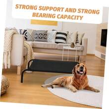 Amaca para Perro Repuesto, Repuesto De Malla para Cama De Perro Uso Interior Y Exterior - 77x60x0.8cm + negro - Ver 7