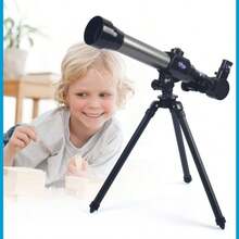 【高清单筒望远镜】便携式单筒望远镜套装 | 高清高倍率入门级天文镜头，适用于弱光夜视和观星 - 适合成人、青少年和初学者，可作为手动对焦的科普礼物或生日礼物