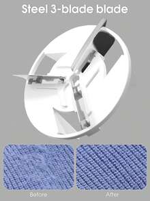 Elektryczna golarka do tkanin, urządzenie do usuwania kłaczków i kłaczków z ubrań, wydajne i szybkie usuwanie kulek kłaczków, zasilanie USB, głowica z ostrzami ze stali nierdzewnej (bez akumulatora)
