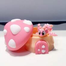 3D打印可爱蘑菇屋+蘑菇模型塑料装饰品，桌面摆件，节日装饰品