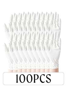 20/50/100pcs Disposable Nitrile Gloves, Resistant To Paint And Grease, Durable And Tear-Resistant, Suitable For Kitchen, Crafts, Personal Protection, Recommended For Household Use