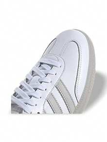 Adidas Samba OG 男式运动鞋运动经典休闲健身舒适缓震易搭配白灰色 JI3206 - 白色 - 查看 3