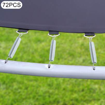 72er-Pack Trampolin-Ersatzfedern 5,3 Zoll verzinkte Stahlfedern mit T-Werkzeug für die Trampolinwartung