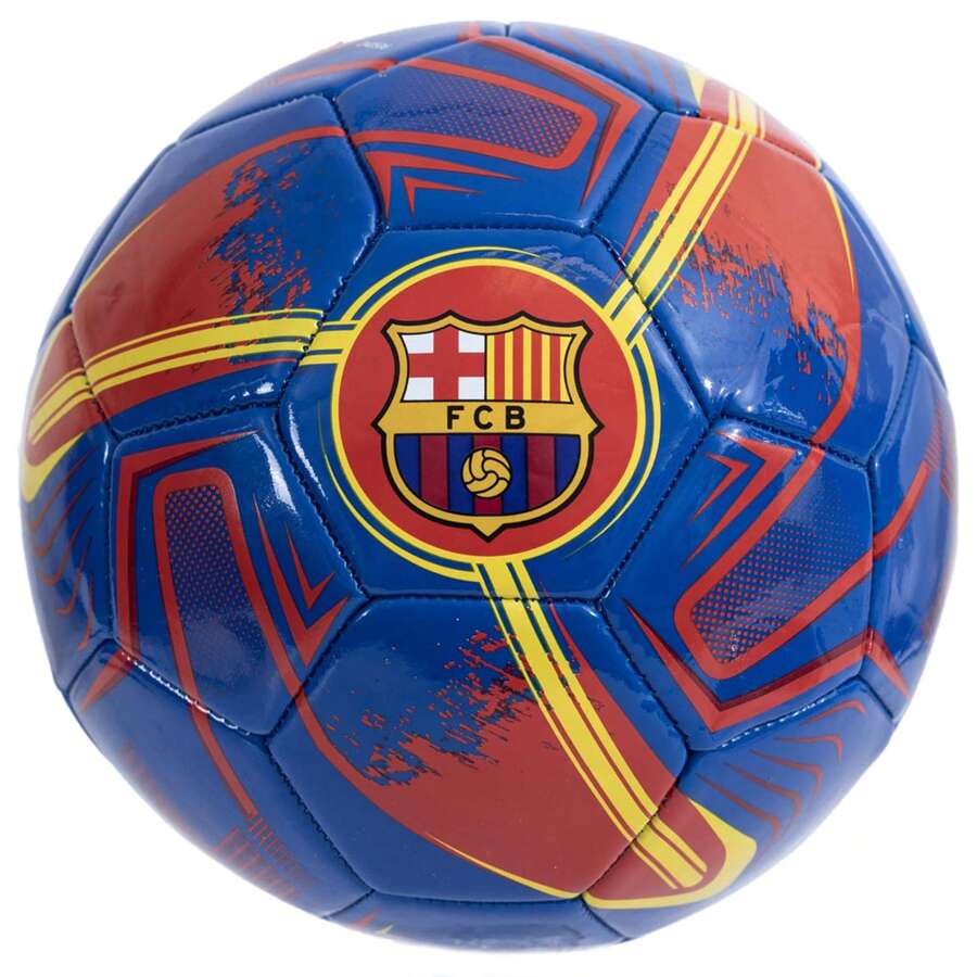 FC Barcelona Turbine Football (Blue/Red) - 100% Mixed - (TA12551) - Blue - View 1