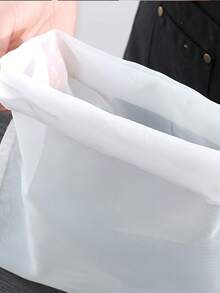 Nylon Drawstring Filter Bags, Fabric Filter Mesh Bag, Drawstring Nylon Filter Cloth Bag, Modern White Multifunctional Kitchen Mesh Bag - Very Suitable For Making Soy Milk And Cooking, Yogurt Strainer, Durable And Reusable Kitchen Strainer, And Holiday Supplies For Festivals Such As Halloween, Christmas, And New Year