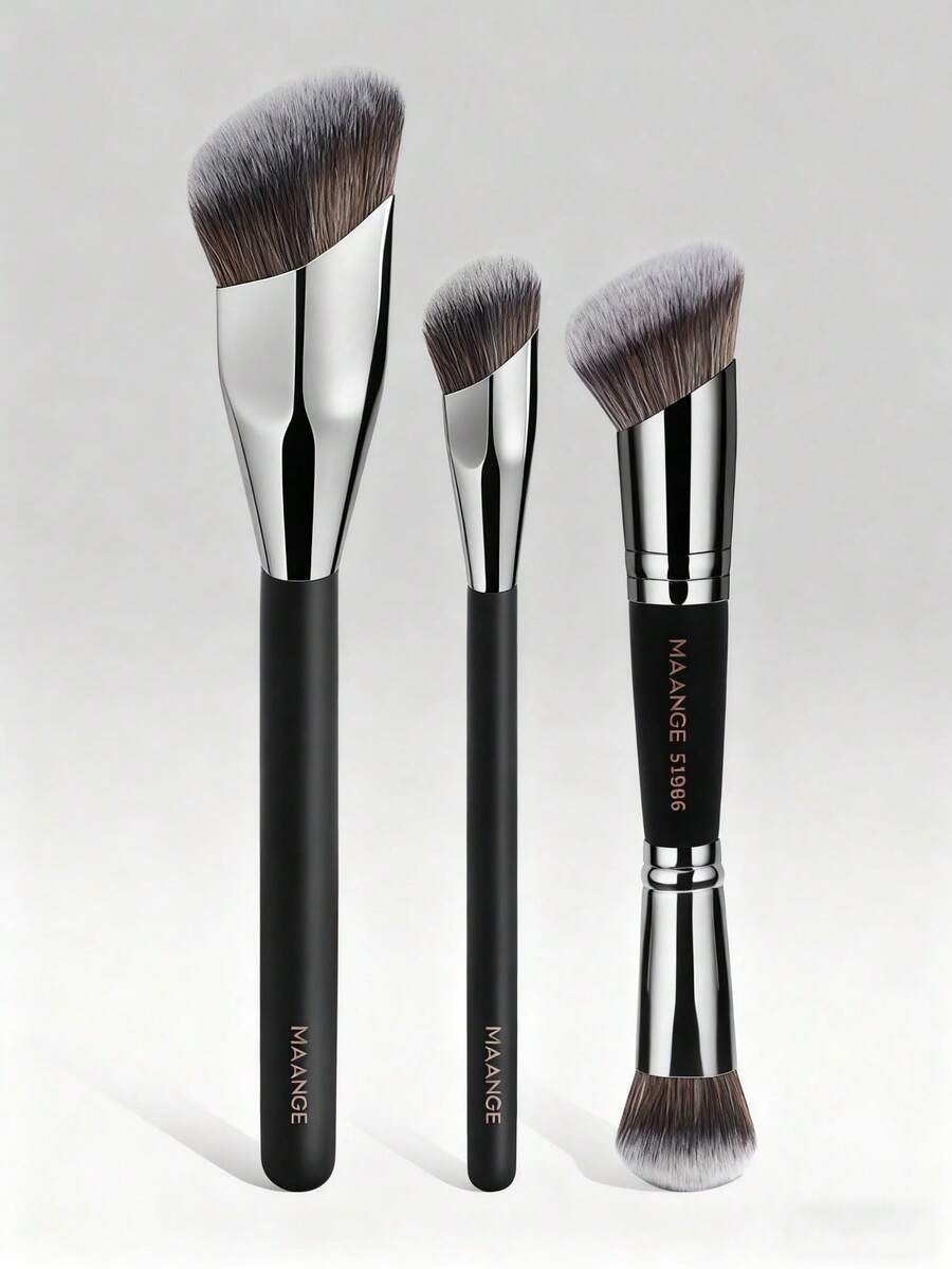 MAANGE 3pcs/20pcs Professional Makeup Brush Set, Including Foundation Brush, Concealer Brush, Highlighter Brush, Eyeshadow Brush, Blush Brush, Contour Brush And Other Makeup Tools, Soft Bristles, Portable, Travel Makeup Brush Set, Gift For Women And Girls, Makeup Brush Set, Makeup Brush Set, Makeup Brush Set, Complete Makeup Brush Set, Makeup Brush Set, Makeup Brush Set, Makeup Gift Set