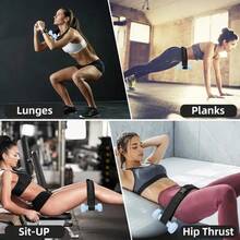 1pc Durable Sports Waist Belt, Adjustable Adult Hip Thrust Belt Suitable For Squats, Planks, Home Workouts And Kettlebell Training