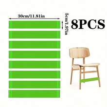 1/4/8/12Pcs Chair Bands For Fidgety Feet – Durable Elastic Classroom & Office Foot Bands, ADHD Focus Tools For Teens And Adults, Sensory Fidget Aid, Flexible Seating Bands For Chairs, Stress Relief And Concentration Support - Green - View 11