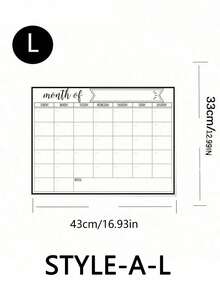 Magnetyczny kalendarz suchościeralny do lodówki, magnetyczny kalendarz na białą tablicę do lodówki, miesięczny kalendarz rodzinny z notatkami i menu, magnetyczny kalendarz do lodówki, magnetyczny kalendarz suchościeralny, wystrój kuchni, miesięczny planer do lodówki, akcesoria do lodówki do planowania obowiązków i menu (różne rozmiary) - Wielokolorowe - Zobacz 14