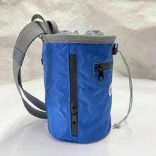 High Quality Nylon Chalk Bag With Adjustable Waist Belt And Zipper Pocket - Blue Non-Slip Chalk Bag, Essential For Gymnastics, Mountaineering, Rock Climbing | Fashionable Design | Secure Zipper Closure, Climbing Gear