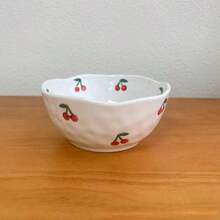 Handmade Asymmetrical Ceramic Bowl & Plate, High-Quality Salad, Fruit, Snack, Dessert, Rice, Soup Bowl - Multicolor - View 20