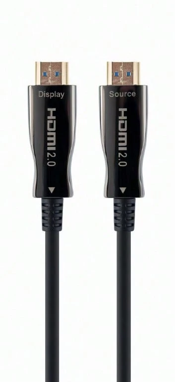 Cabo HDMI de alta velocidade Gembird com AOC Active Optical com Ethernet 50m - Preto - Ver 1