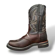 Cowboy    Bordado  Cremallera lateral    Vacaciones - Color caoba - Ver 4