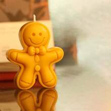 1pc Christmas Snowflake Valentine's Day Wedding Dress Creative Styling Atmosphere Scented Candle Souvenir Handmade Wedding Dress Fragrance Candle, Christmas Decorations, Christmas Gifts