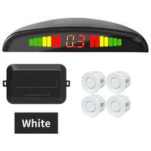 Car LED Parking Sensor Kit 4 Sensors 22mm Backlight Display Reverse Backup Radar Monitor System 12V 8 Colors - one-size - View 10