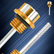 1 pieza Varilla de nivel de aceite universal para motocicleta, accesorio de personalización de motocicleta