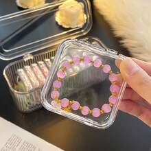 Bead Storage Box Set, Portable Jewelry Organizer Suitable For Bracelets, Necklaces, With Dust Cover, Ideal For Storing Bangles And Jewelry - Multicolor - View 11