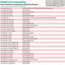 带笔槽的iPad保护壳，兼容iPad A16/2025、iPad第11/10代，也适用于iPad Air 11/M3/M2智能保护壳，亮面外壳，同时兼容iPad Air 4/5。 - 粉色 - 查看 10