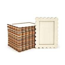 Khung ảnh gỗ chưa hoàn thiện 4 X 6, Thích hợp cho các dự án tự làm, thủ công, Khung gỗ dọc để vẽ tranh tự làm, Thích hợp cho đồ thủ công bằng gỗ, vẽ tranh, dự án nghệ thuật, đồ trang trí bằng gỗ, Thích hợp cho tất cả các món quà ngày lễ - Phong cách hoa - Xem 8