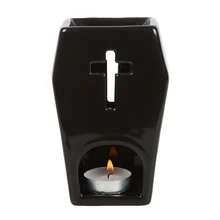 Something Different Coffin Oil Burner (Black) - 100% Mixed - (SD5565) - Black - View 2