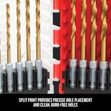 Drill Bit Set/Screwdriver Set, Titanium Nitride Coated, 21pc CMAM3211 - 最初的 - 查看 4
