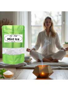 32/55g 100% Mentol y Alcanfor Natural, Extraído Puramente de Plantas, Aroma Fresco Duradero, Crea un Ambiente Natural y Cómodo, Adecuado para Yoga, Meditación, Exterior, Oficina y Decoración del Hogar, Día de la Independencia | Halloween | Navidad | Día de San Valentín.