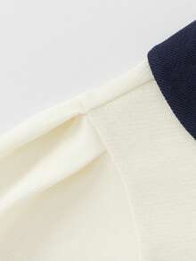 Balabala 2025秋季新款甜美少女A字连衣裙，学院风 - 乳白 - 查看 9