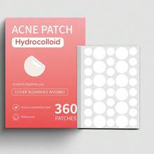 1080/360Count Hydrocolloid Patches High Quality Invisible Blends With Light Beige, For Light Beige Types, Pimple Patches For Face, Blemish Cover, Skinfriendly Material, Teens Skincare, Blemish Cover Stickers, Hypoallergenic Material, Stickers. Perfect Birthday & Mother's Day Gift - 360 - 查看 7