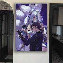 Framed  Anime The Eminence In Shadow Poster Wall Art Picture Painting Poster Canvas Print Posters Artworks Bedroom Living Room Decor - Đóng khung - Xem 5