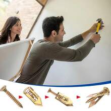 40PCS Self-Drilling Drywall Anchors Kit - No Drill Needed Easy Hang For Home & Office - Includes 20Anchors & 20 Screws For Quick Installa