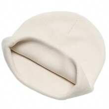 Puma 男女通用 WARDROBE ESS 高顶无檐帽，舒适休闲针织帽，026409-05 - 雪白色 - 查看 4