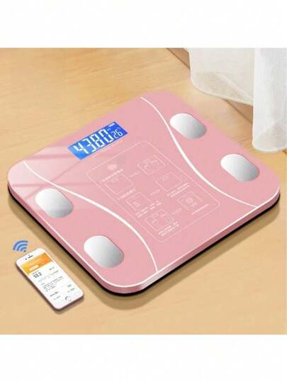 Báscula de grasa corporal, báscula inteligente Bluetooth, báscula electrónica multifunción, báscula de peso, báscula de salud, báscula de medición de grasa, analizador de composición corporal digital Bluetooth 4.0, 79 datos relacionados de alta precisión compatible con Android e iOS