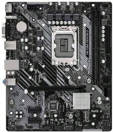  Asrock H610M-HDV/M.2 R2.0 Intel H610 LGA 1700 Micro ATX