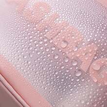 1pc Transparent Waterproof Cosmetic Bag, Travel Toiletry Organizer Pouch, Flat Open Design, Small - Pink, Fashion Makeup Bag,Gifts For Women,Christmas Gifts,Gift Ideas For Women - Pink - View 4