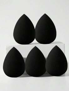 Multifunctional Pink Beauty Egg Makeup Sponge, Foundation Blending Makeup Sponge, Liquid/Cream/Powder Seamless Smooth Beauty Sponge, Water Drop Makeup Sponge, Makeup Beauty Tools - Wet And Dry, Professional Soft Concealer Sponge,Makeup,Cheap,Room Decor,Vanity,Travel,Bedroom,Makeup Accessories,Puff,Makeup Blender,Powder Puff,Makeup Sponge - màu đen - Xem 9