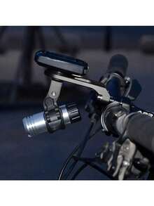 Dioche Soporte de Extensión ara Bicicleta, Soporte de Montaje en Computadora para Bicicleta, Soporte de AleacióN De Aluminio, Ciclismo, Soporte de Montaje para VáStago de Bicicleta(Negro) - 1 - Ver 5