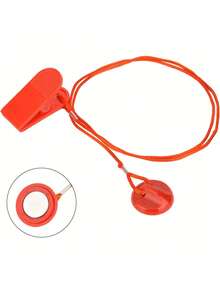 Cerradura Universal para Interruptor de  para Cinta de Correr, Llave de  Magnética paraáquina de Correr Mediana en Rojo Vibrante, para Entusiastas de - Tamaño grande regular - Ver 1